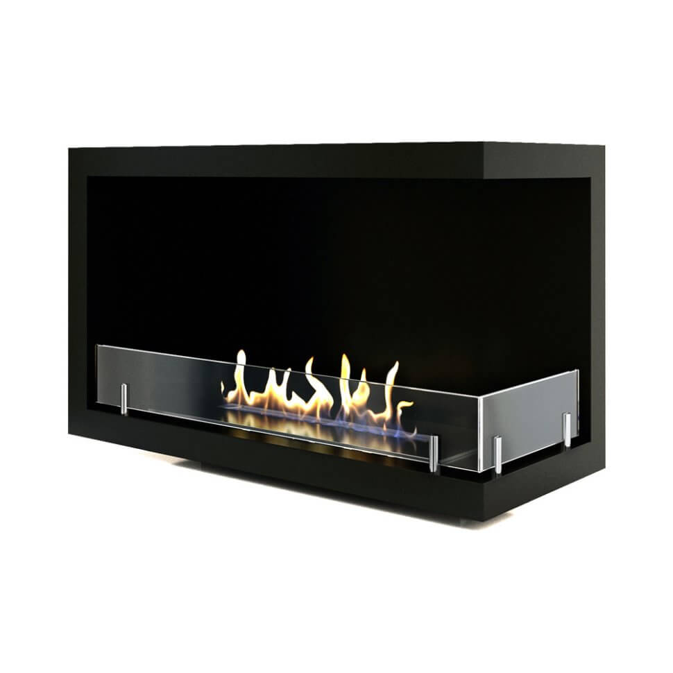 Угловой встраиваемый биокамин Firezo L'angolo Destro 800, стандарт