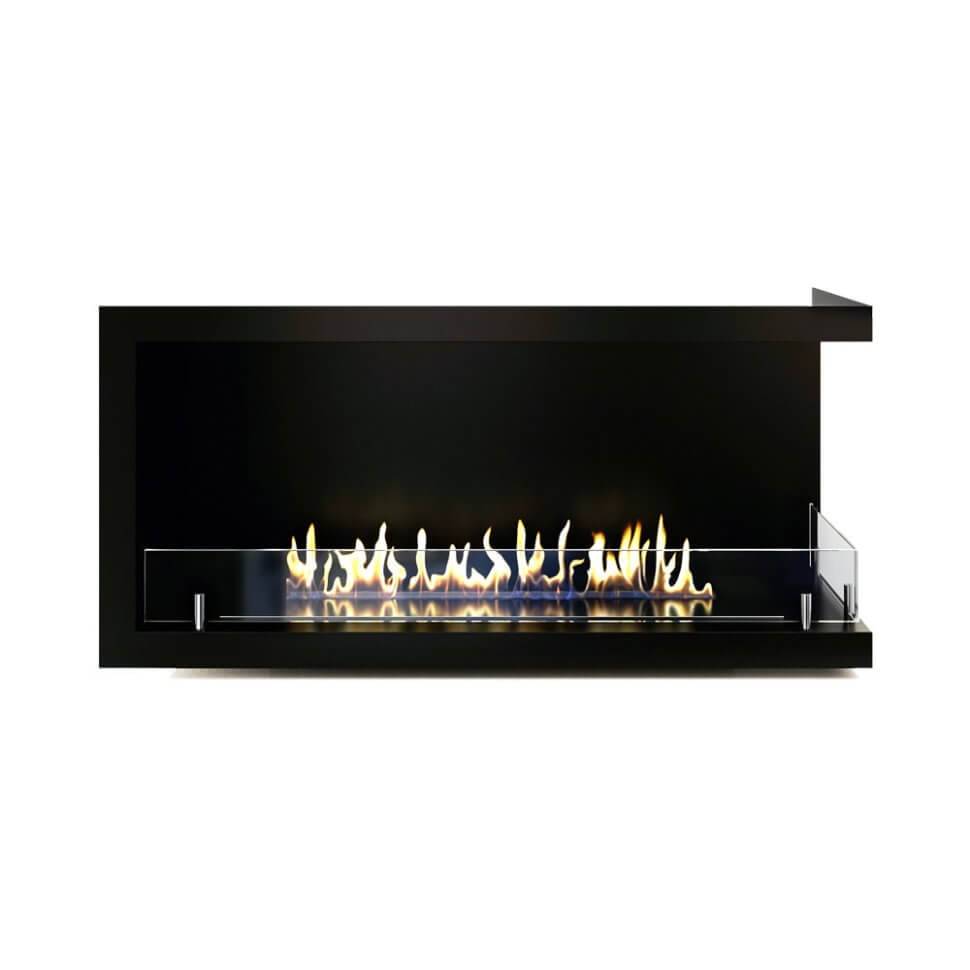 Угловой встраиваемый биокамин Firezo L'angolo Destro 1000, стандарт