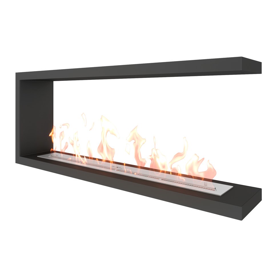 Биокамин торцевой SteelHeat Leader 1200