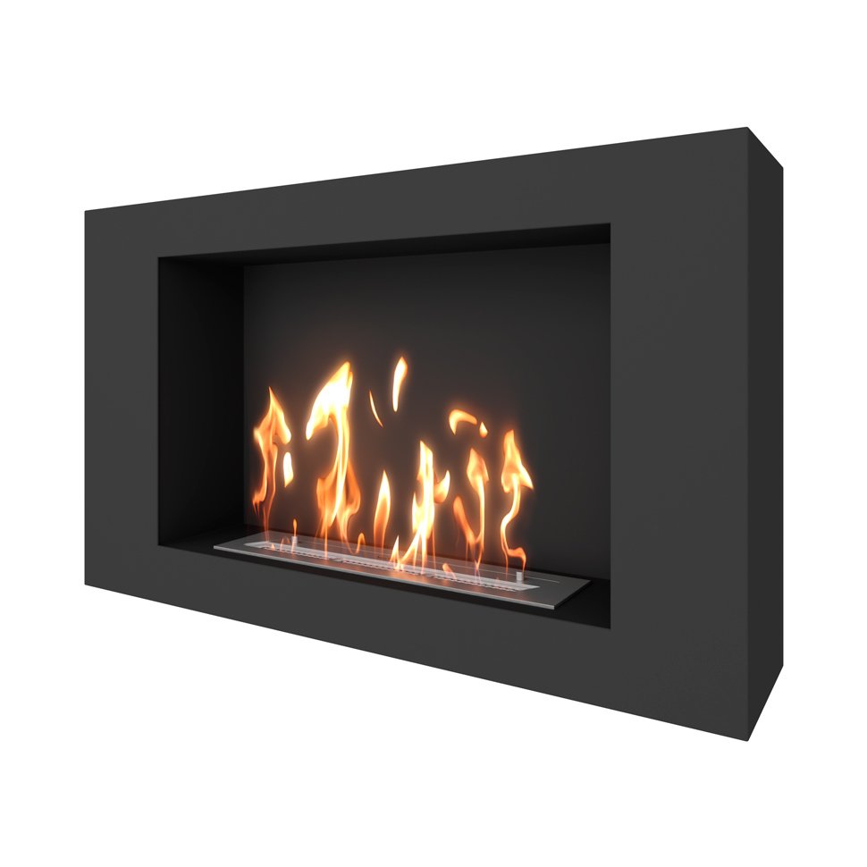 Биокамин SteelHeat WALL LONG 900 черный Биокамин SteelHeat WALL LONG 900 черный