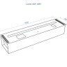 Автоматический биокамин Lux Fire Smart Flame 1000 RC INOX фото 7