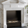 Биокамин в мраморном портале Firezo Notte Bianca, стандарт фото 1