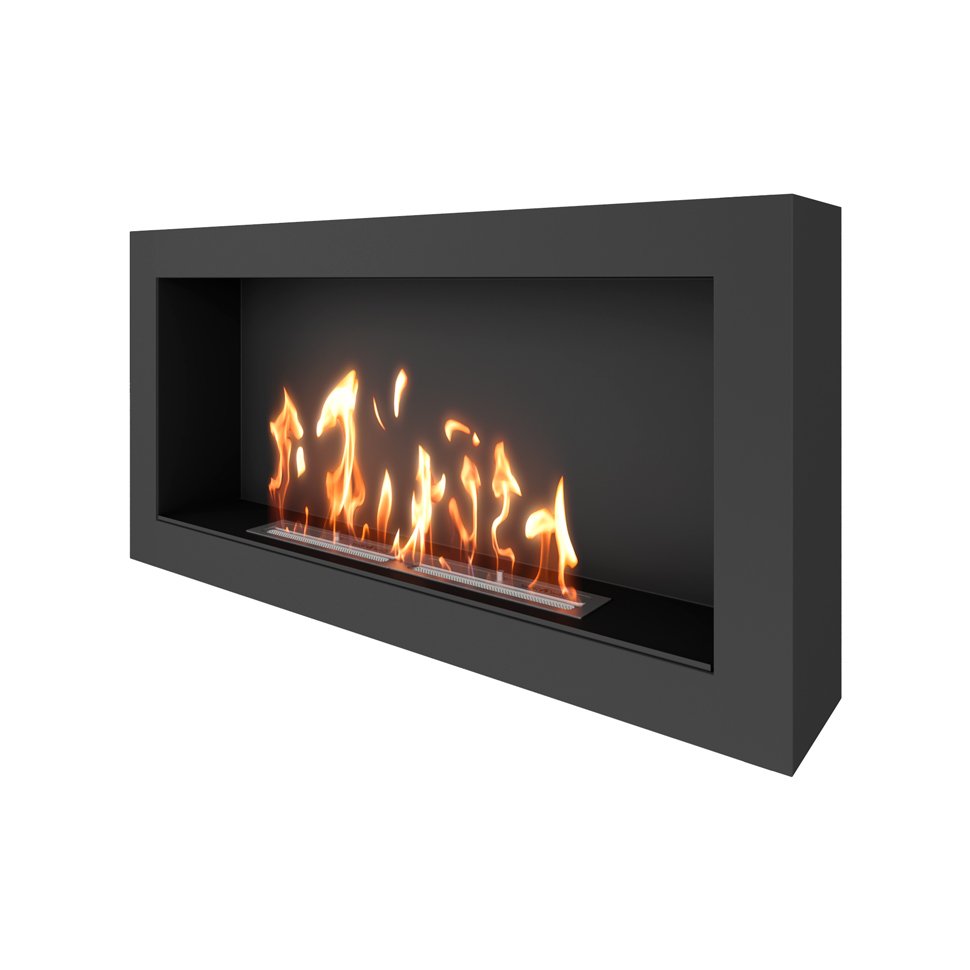 Биокамин SteelHeat WALL ONE 1100 LITE черный Биокамин SteelHeat WALL ONE 1100 LITE черный