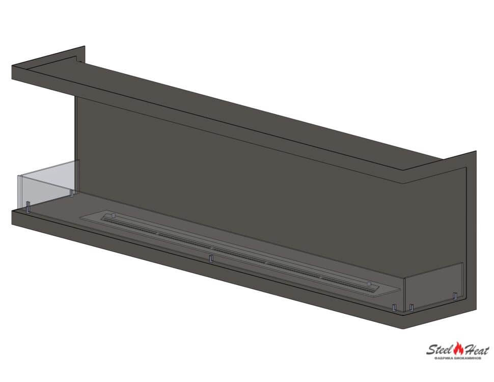 14339C Биокамин фронтальный на заказ