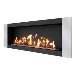 Биокамин встраиваемый SteelHeat LONG-V 1500 XL